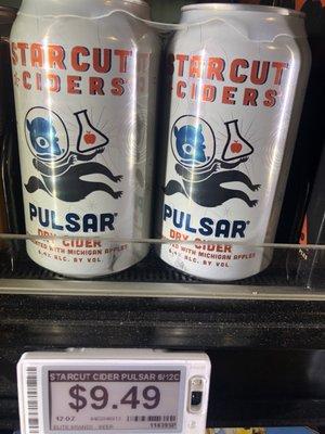 A tasty, dry cider out of Michigan, Starcut Pulsar