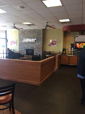 Fire place in subway?