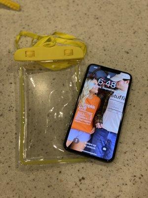 IPhone11 survived the night at the bottom of the river  in this $4.00 little bag!!