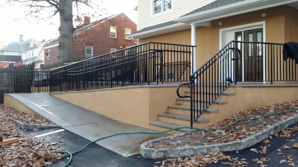 Custom built Railing