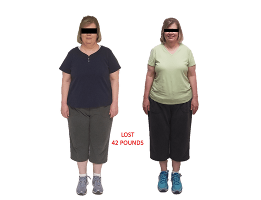 progress of our amazing client before and after photo. Crushed her goals! www.RepkeFitness.com