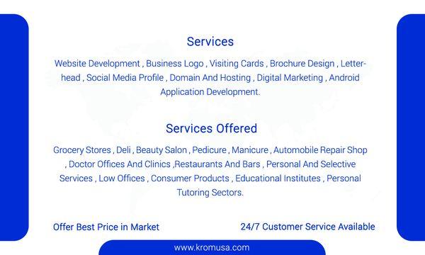 Services and Services Offered for