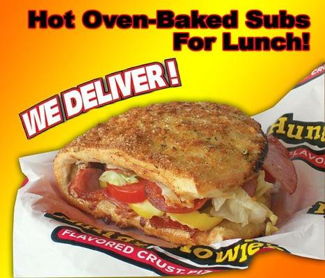 Get #FreeFlavoredCrust with Subs too!