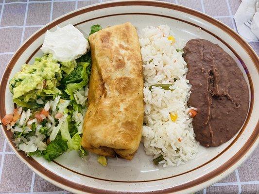 Chicken chimichanga