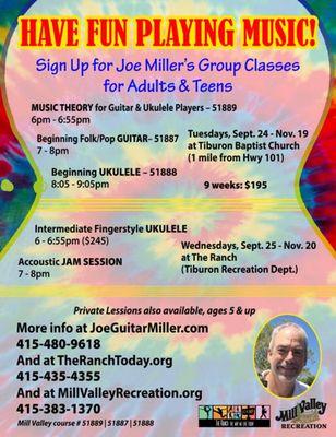 Group Classes Fall 2019