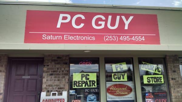 New signs for our location of of 6th Ave. and Stevens!!!
 Come on down and see what we can do for all of your computer needs!!