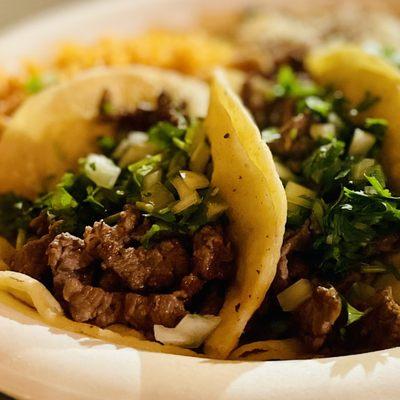 Carne Asada Taco Plate