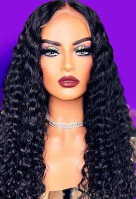 Indian curly wigs available