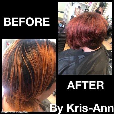 Color correction/ haircut