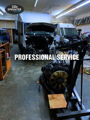 Mercedes Sprinter professional service