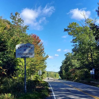 Entering Fitchburg from Westminster near Great Wolf Lodge.