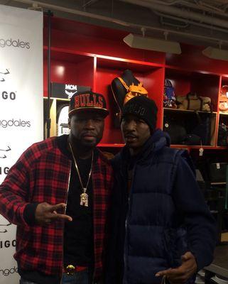 Stopped by to talk some big biz with the Big Bro 50 CENT