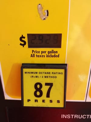 Saved .25 per gallon with FRN card