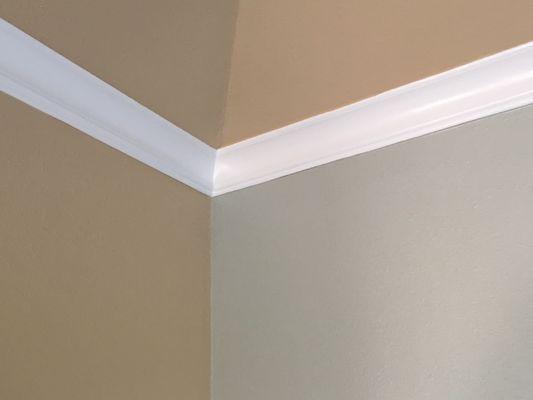 We did crown molding and Painted in Lathrop ca