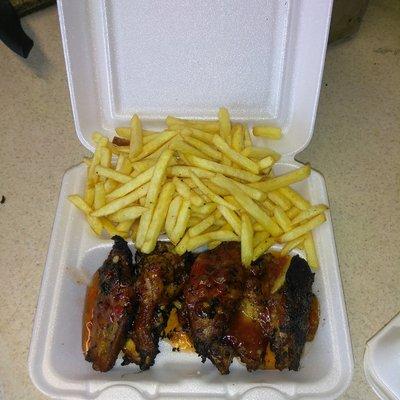 Jerk n fries