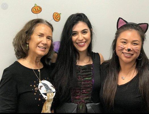 Halloween 2020  (From Left to Right):  Sheree, Loni and Kristin