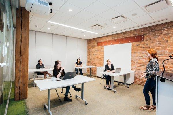 The Alliance Center has event spaces that fit groups from 2 to 200 people both indoors and outside.