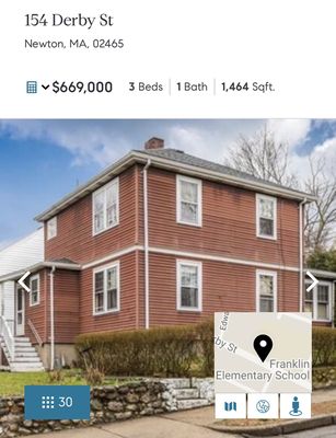 Sold 154 Derby St Newton