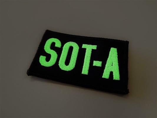 Glow in the dark embroidered patches are excellent for your ODA team tactical needs.