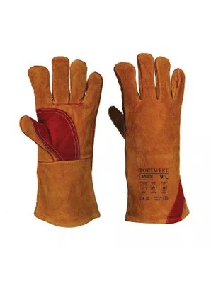 Welders Gloves Hand Protection.  Made by the industry leader Portwest and sold by Safety NJ.  Portwest has all the items you need to you pro