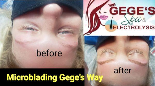 Microblading Gege's Way! No more pencil!