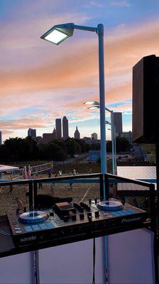 DJ on the weekends! And check out those views!