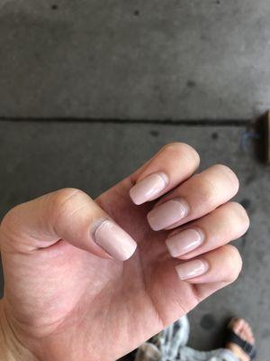 Regular mani (2 weeks old!)