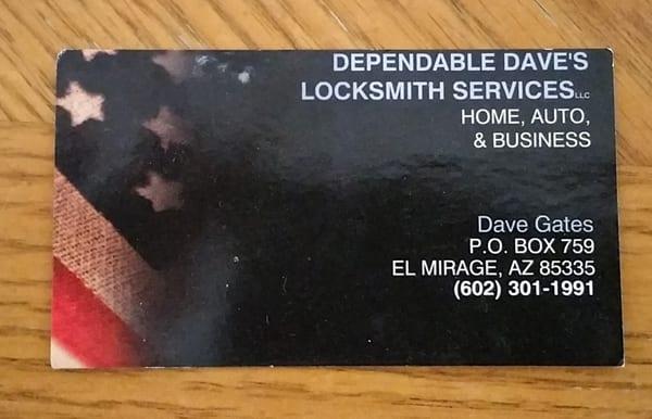 Dependable Dave's Locksmith Services