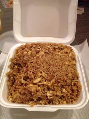 Large order of egg fried rice.