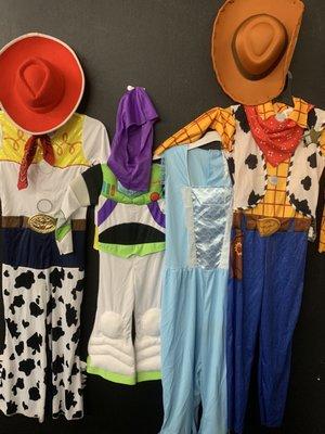 Toy story costumes for the whole family.