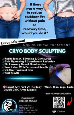 Cryo Body Sculpting Benefits