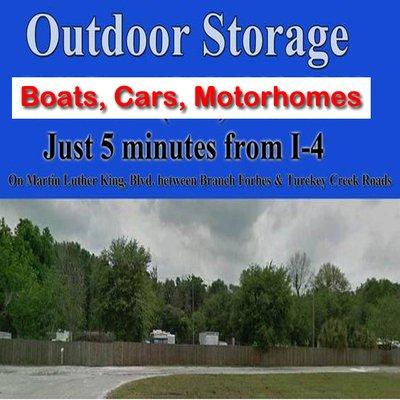 Outdoor Storage for your RV, Boats, cars and trucks.