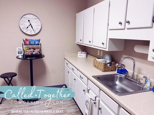 Share kitchen available with everything you need.