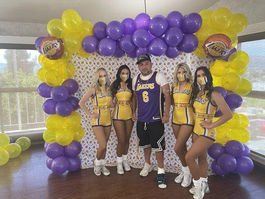 Lakers Cheerleaders Came to Visit! Wonderful Place!