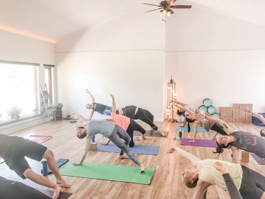 Vinyasa Class at The Loft