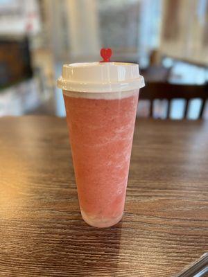 Strawberry Juice with Tea Special