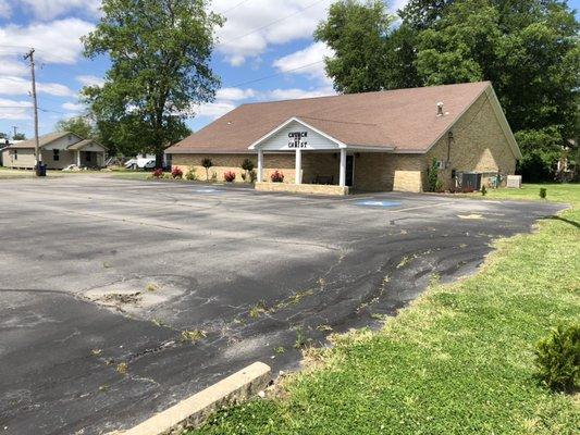 Church parking lot (Before)