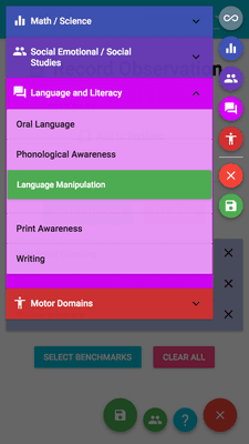 Early Learning Scale - iOS and Android App for Classroom Teachers