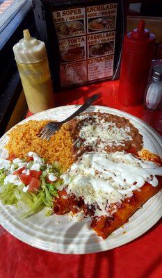 Enchiladas plate