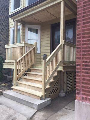 Front porch replacement