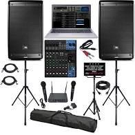 We have many different fixed and portable Audio Systems for rent or sale.