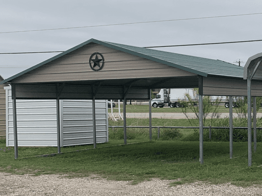 20x21x7 Boxed Eave Cover - $2,130.oo plus tax!
 All-Steel Structure - Eagle Carports
 FREE Delivery and Installation!