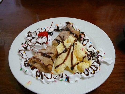 Xango! A yummy, Mexican cheesecake dessert. I usually skip dessert at Mexican restaurants, but this is excellent!