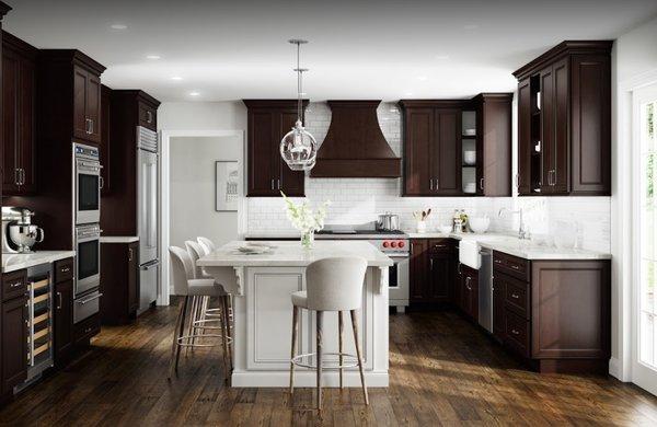 Bristol Chocolate Kitchen Cabinets