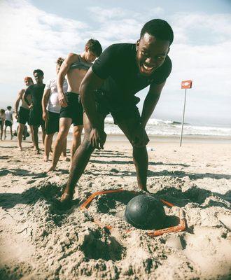 Beach work