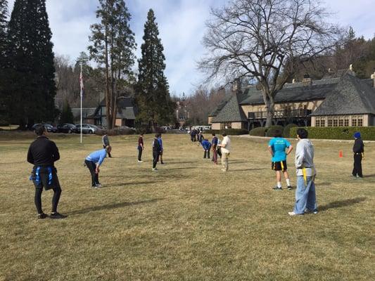 Annual flag football game