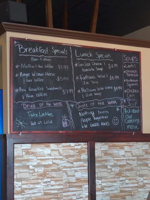 Menu specials