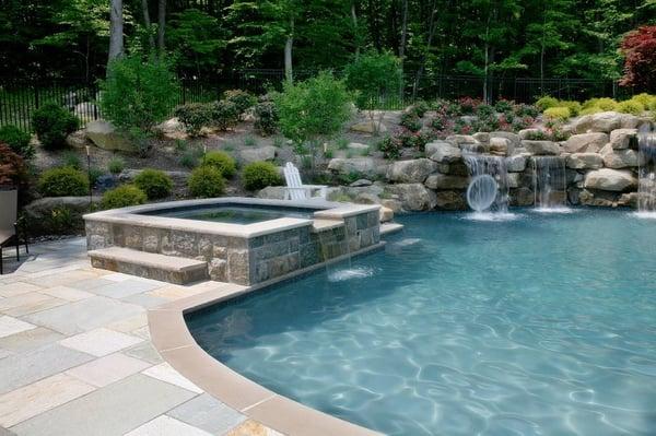 Norwegian Buff Quartzite pool patio