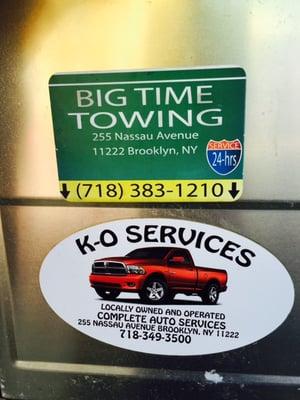 Do not use their towing service, it doesn't even have towing license.