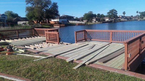 Deck restoration